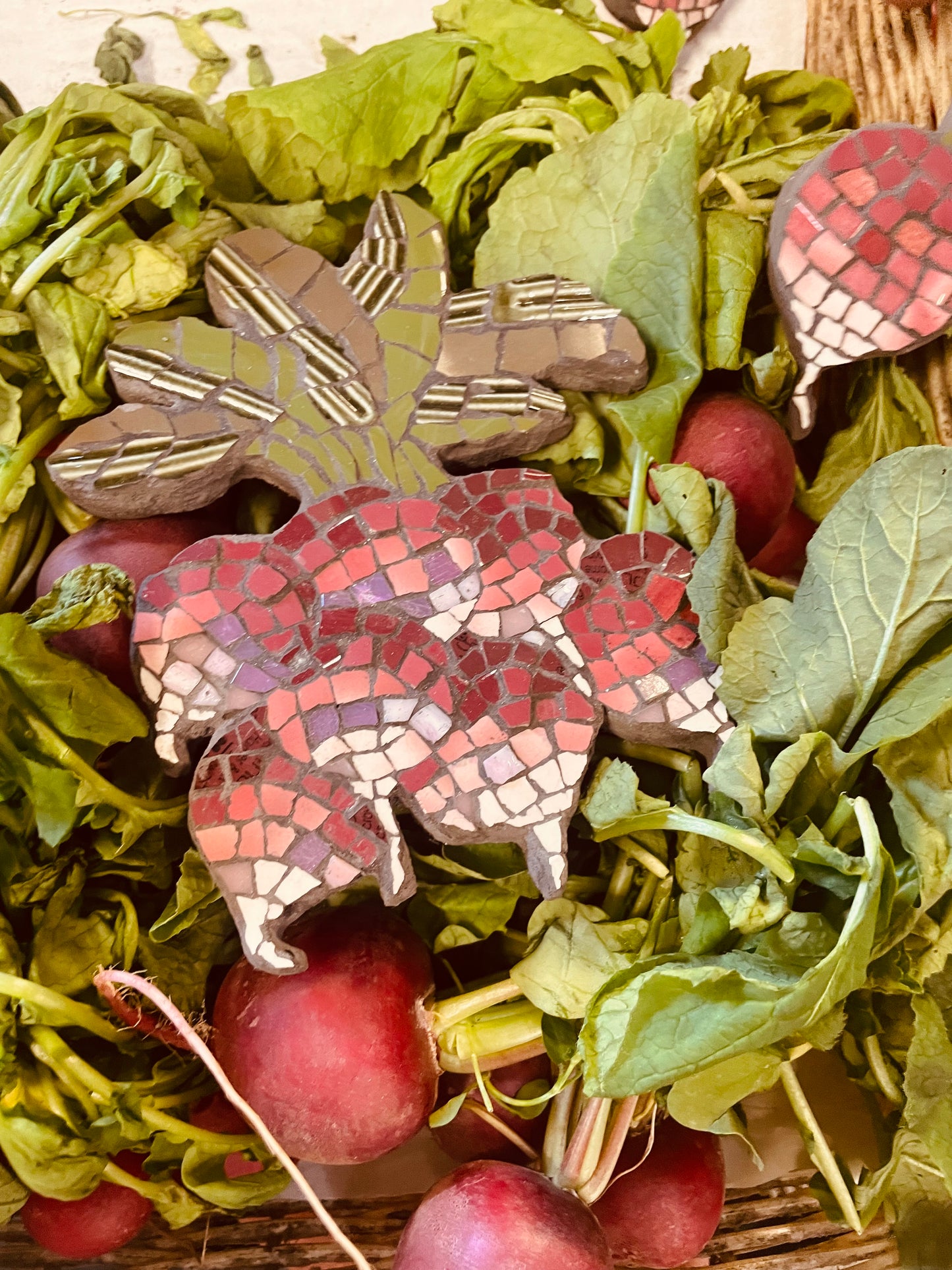 Mosaic Bunch of Radish
