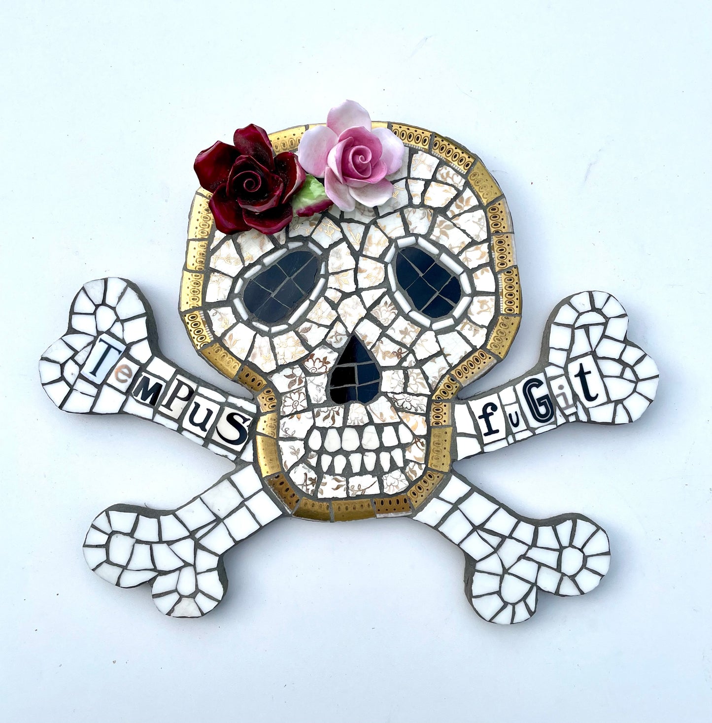 Time Flies Skull and Crossbones